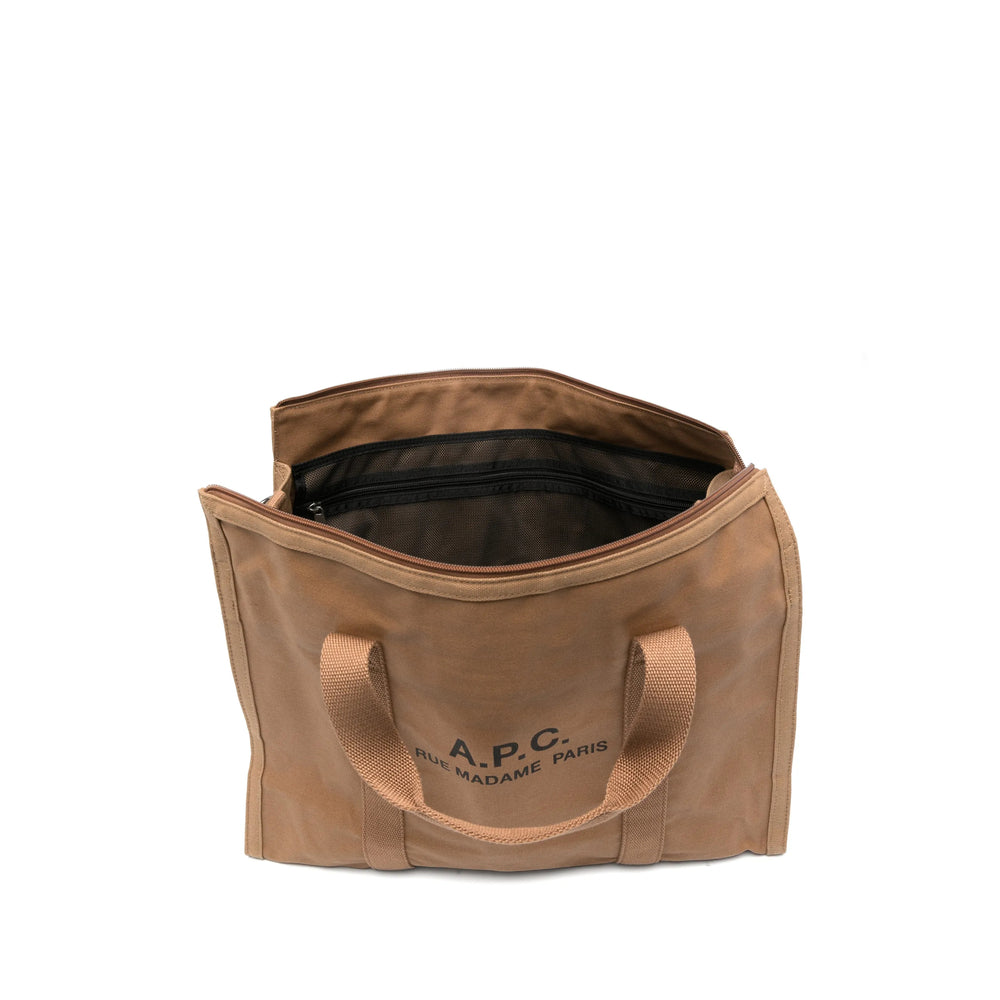 A.P.C. Brown Tote Bags Men
