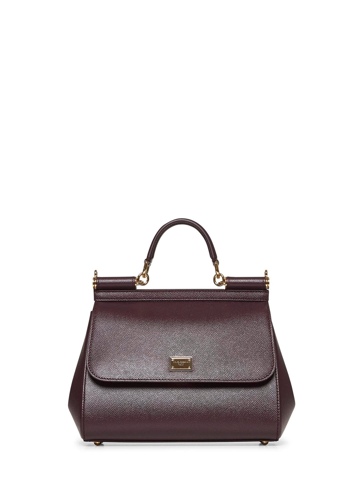 Dolce & Gabbana Women Burgundy Large Sicily Handbag