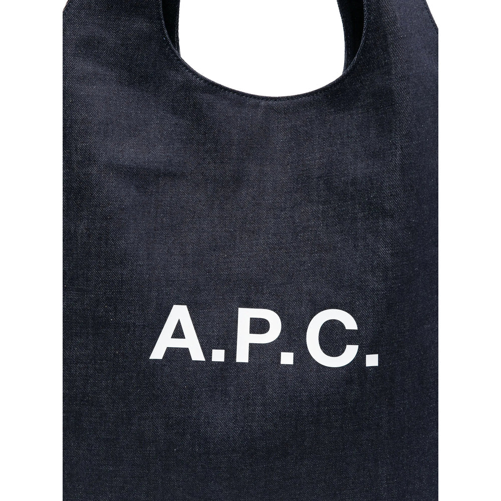 A.P.C. Blue Tote Bags Women