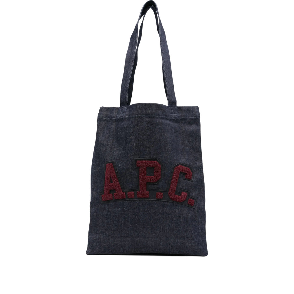 A.P.C. Blue Tote Bags Women