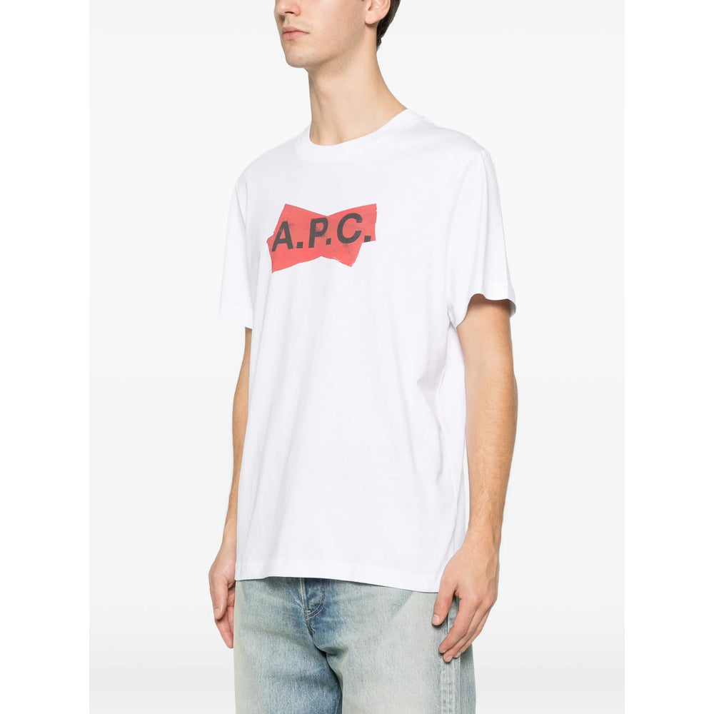 A.P.C. White T-Shirts & Vests - T-Shirts Men