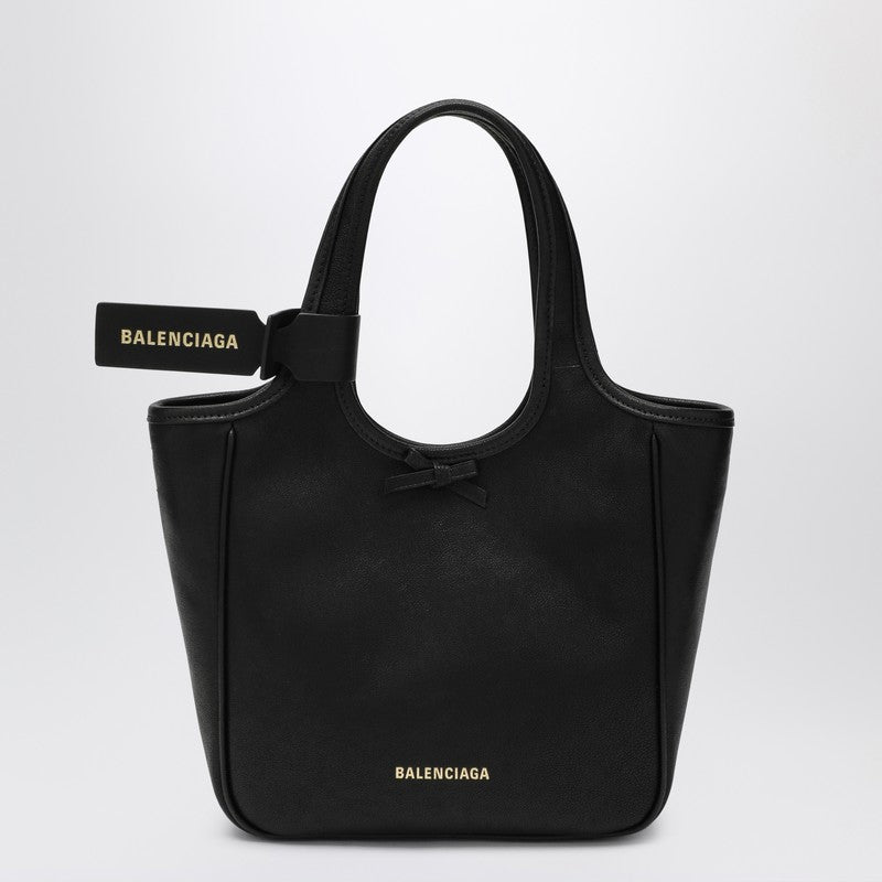 Balenciaga Black Laundrette Leather Bag Women