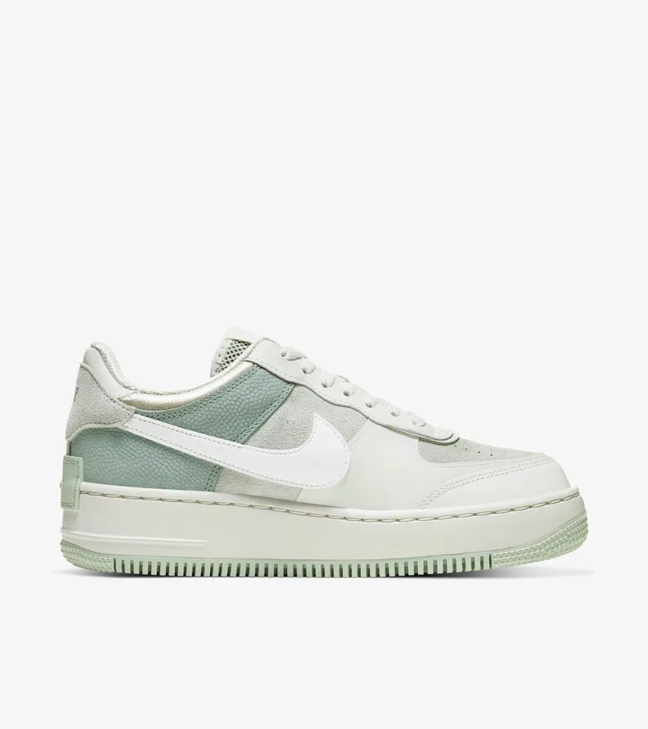 Nike AF1 Shadow Women's Shoes Spruce Aura Pistachio Frost Silver Pine White