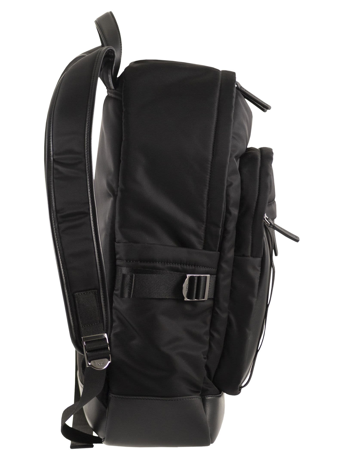 Tod's Men Fabric And Leather Rucksack