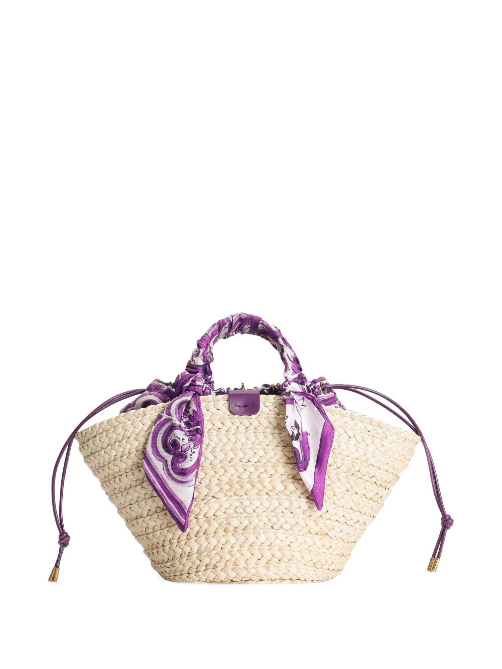 Dolce & Gabbana Women Kendra Small Straw Tote