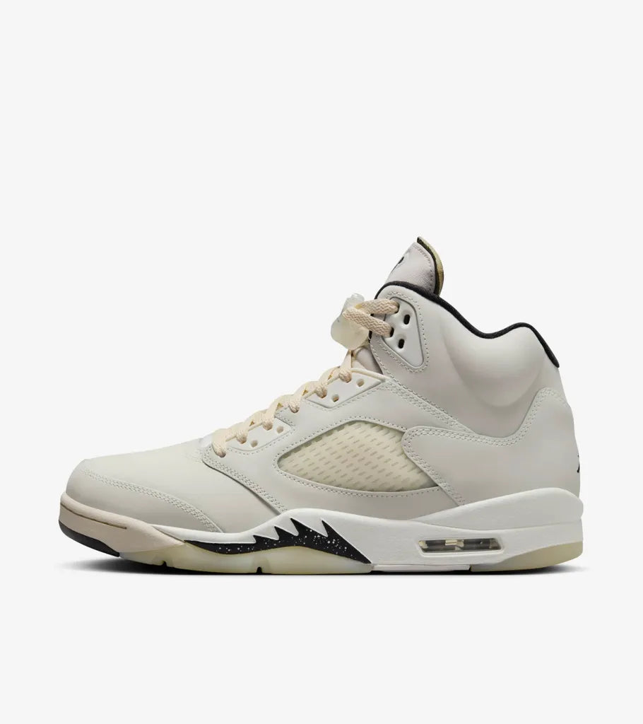 Nike Air Jordan 5 Retro Low Cream Black White