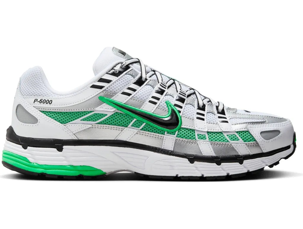 Nike P-6000 Men's Shoes Green Black White