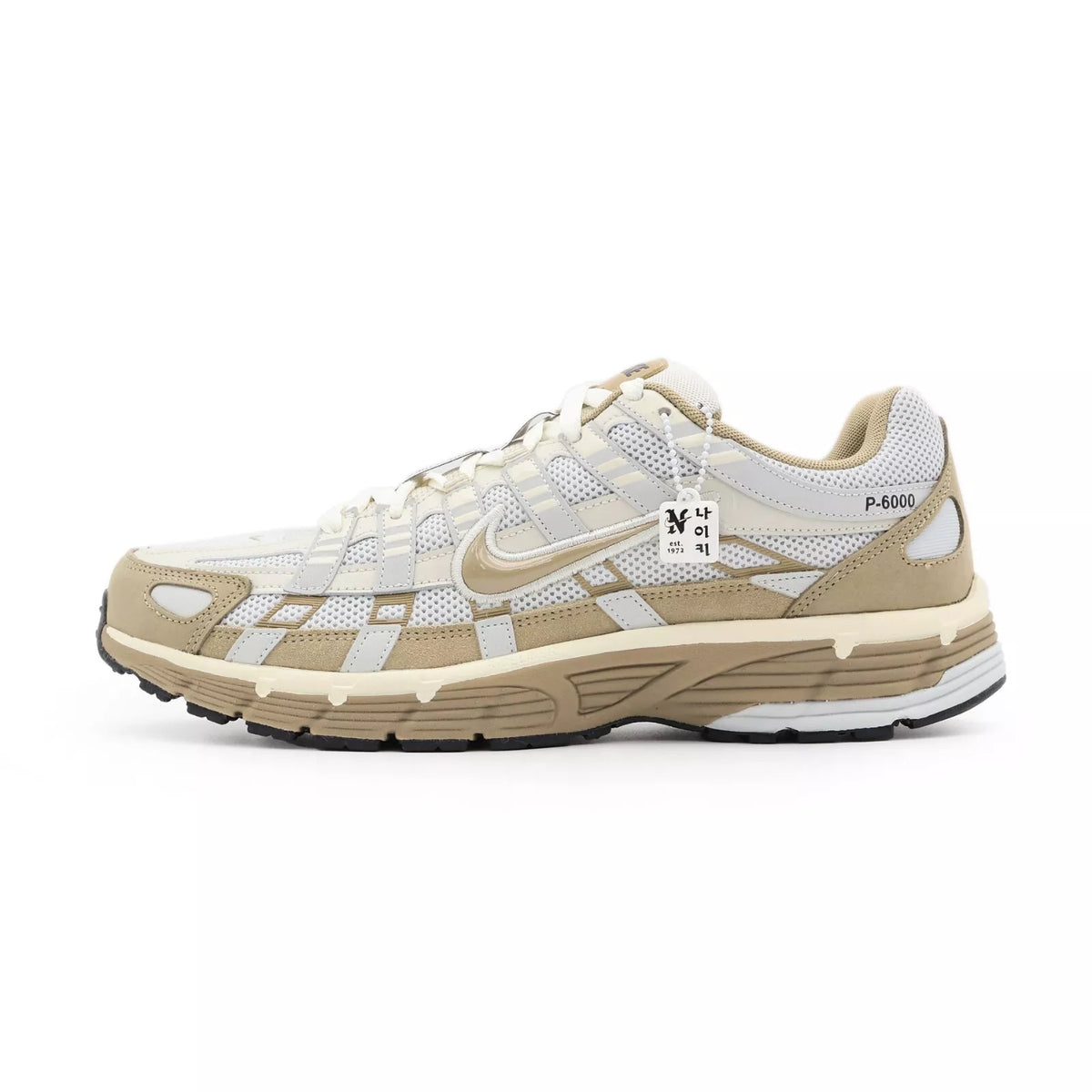 Nike P-6000 Premium Shoes Photon Dust Light Bone Pale Ivory Khaki